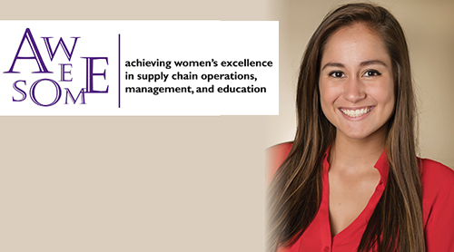 Section Image: Supply Chain Major Ashley Servais Chosen as AWESOME Scholar 
