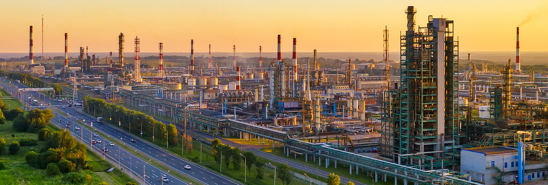 Section Image: oil refinery 