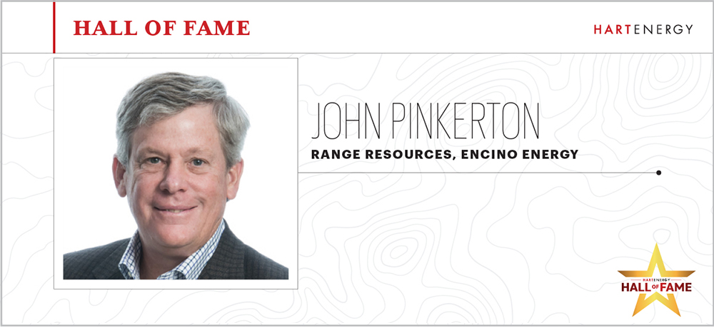 Hall of Fame John Pinkerton Range Resources, Encino Energy