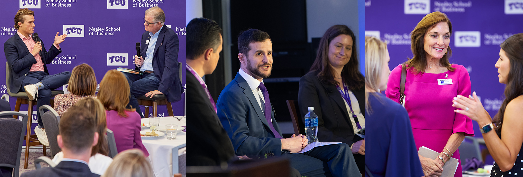 Section Image: Speakers and panelists at the Global Energy Symposium 