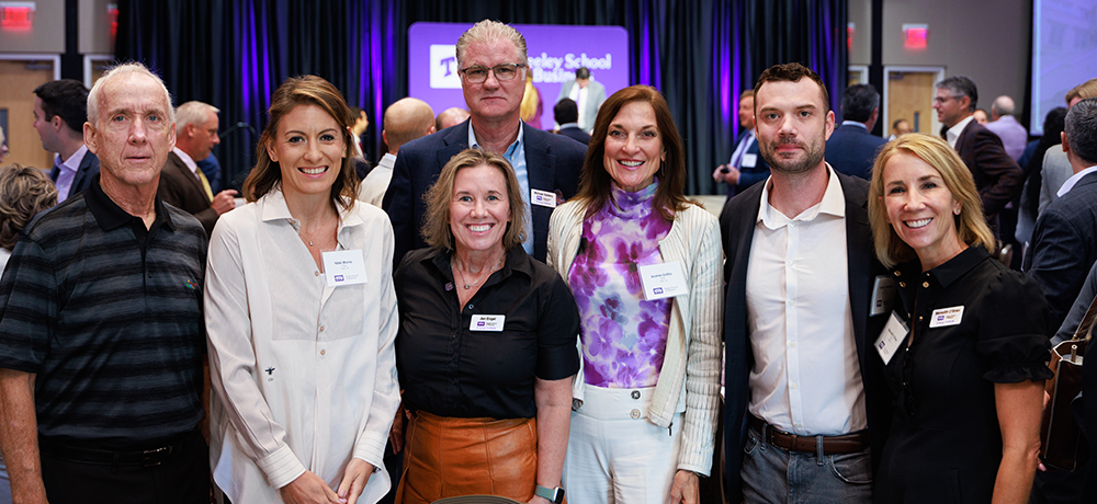 Ralph Lowe Energy Institute attendees at the event