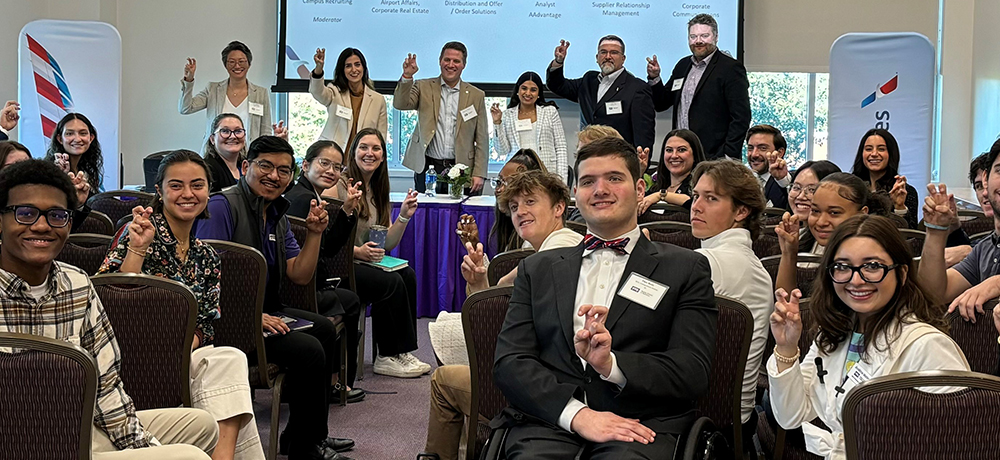 Post-event student panel all with frogs up