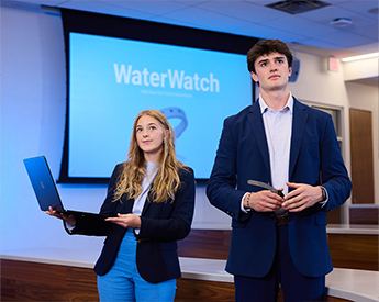TCU Neeley students competing in the Institute for Entrepreneurship and Innovation's Values and Ventures competition