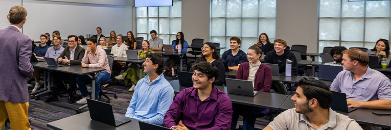 TCU Neeley School of Business students in class